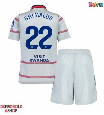 Atletico Madrid Alejandro Grimaldo #22 Tredje trøje Børn 2026-27 Kort ærmer (+ korte bukser)